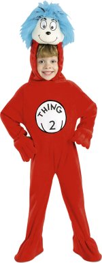 Unbranded Fancy Dress - Child Thing 2 Costume Small