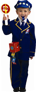 Unbranded Fancy Dress - Child Thomas the Tank Engine Conductor Costume