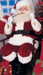 Unbranded Fancy Dress - Christmas Santa Suit - Imperial (CRIMSON) (FC)