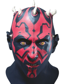 Unbranded Fancy Dress - Darth Maul Deluxe Latex Mask