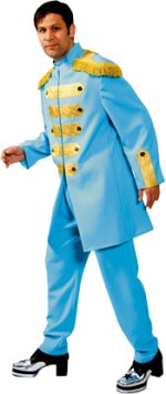 Unbranded Fancy Dress - Deluxe Sgt. Pepper Turquoise