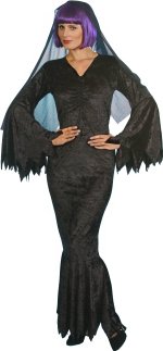 Unbranded Fancy Dress - Deluxe Velvet Black Sexy Vampire Costume