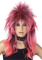Unbranded Fancy Dress - Divine Punk Wig - Pink/Black