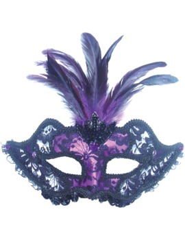 Unbranded Fancy Dress - Feather Mask