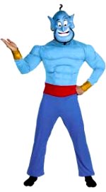 Unbranded Fancy Dress - Genie Muscle Disney Costume