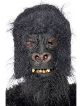 Unbranded Fancy Dress - Gorilla Mask With Movable Jaw