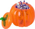Unbranded Fancy Dress - Inflatable Pumpkin Drinks Holder