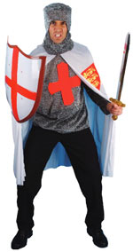 Unbranded Fancy Dress - Knight Crusader (WHITE CAPE)
