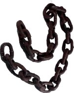 Unbranded Fancy Dress - Large Rusty Chain