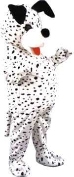 Unbranded Fancy Dress - Luxury Dalmatian Dog Mascot Costume
