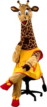 Unbranded Fancy Dress - Luxury Giraffe Mascot Costume