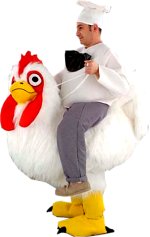 Unbranded Fancy Dress - Luxury Run Around Chef And Chicken Mascot Costume