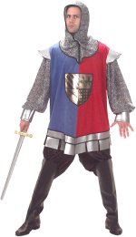 Unbranded Fancy Dress - Medieval Knight RED/ BLUE