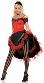 Unbranded Fancy Dress - Moulin Rouge Dancer Costume Extra Large