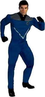 Unbranded Fancy Dress - Mr Fantastic Adult DLX Fantastic 4 Super Hero Costume
