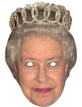 Unbranded Fancy Dress - Queen Cardboard Mask