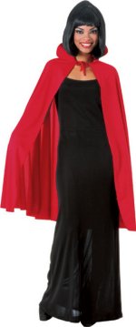 Unbranded Fancy Dress - RED 45 Fabric Cape (Unisex)
