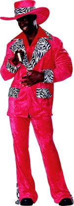 Unbranded Fancy Dress - Red Hot Playa Pimp Costume