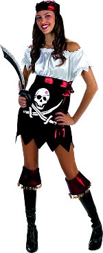Unbranded Fancy Dress - Teen Glam Pirate Costume
