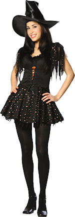 Unbranded Fancy Dress - Teen Glitter Witch Costume