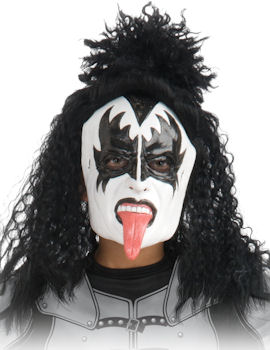 Unbranded Fancy Dress - The Demon Kiss Half Mask