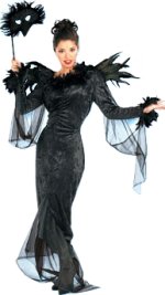 Unbranded Fancy Dress - Vanessa Raven Of The Night Deluxe Halloween Costume