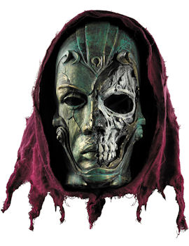 Unbranded Fancy Dress - War Mask with Attached Hood