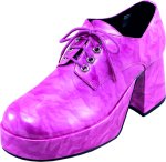 Unbranded Fancy Dress Costumes - 70s PINK MENS Platform Shoes Small 7 to 8