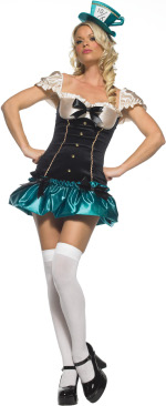 Unbranded Fancy Dress Costumes - Adult 2 Piece Tea Party Princess Extra Small