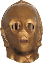 Unbranded Fancy Dress Costumes - Adult C-3PO Deluxe Vinyl Mask
