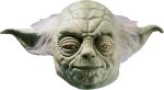 Impressively detailed adult sized Yoda Mask. Full overhead coverage.