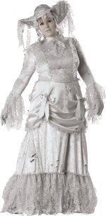 Unbranded Fancy Dress Costumes - Adult Elite Quality Ghostly Lady (FC) XXXL