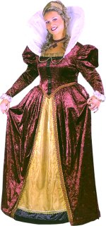 Unbranded Fancy Dress Costumes - Adult Elizabethan Queen (FC)