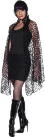 Unbranded Fancy Dress Costumes - Adult Fishnet Cape