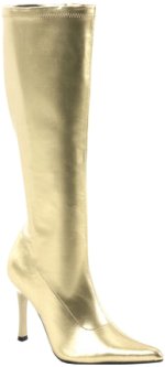 Unbranded Fancy Dress Costumes - Adult Gold Boots Extra Small (US Size 6)