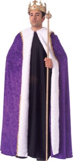 Unbranded Fancy Dress Costumes - Adult Purple King` Robe