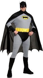 Unbranded Fancy Dress Costumes - Adult Super Hero GREY Batman (FC)
