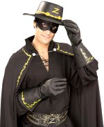 Unbranded Fancy Dress Costumes - Adult Zorro Gauntlet Gloves