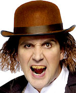 Unbranded Fancy Dress Costumes - Brown Bowler Hat
