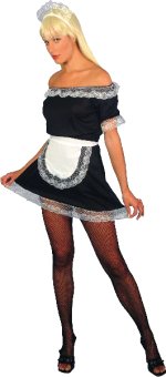 Unbranded Fancy Dress Costumes - Budget Sexy French Maid