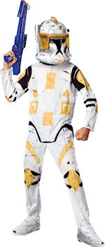 Unbranded Fancy Dress Costumes - Child Clone Wars Clone Trooper Commander Cody