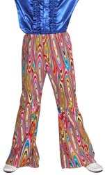 Unbranded Fancy Dress Costumes - Child Hippie Rainbow Trousers Small