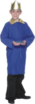 Unbranded Fancy Dress Costumes - Child Nativity King (BLUE) Medium