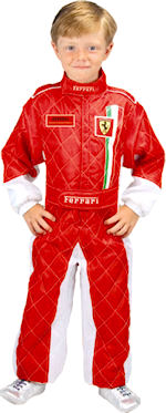Unbranded Fancy Dress Costumes - Child Official Ferrari Formula 1 Racing Suit Medium