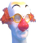 Unbranded Fancy Dress Costumes - Clowning Head With Specs