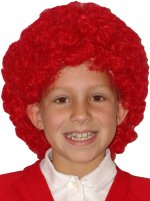 Unbranded Fancy Dress Costumes - Deluxe Red Curly Wig (Child Safe)