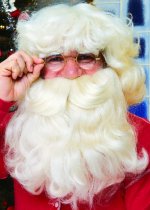 Unbranded Fancy Dress Costumes - Deluxe Yak Hair Santa Wig and Beard Set