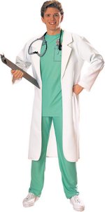 Unbranded Fancy Dress Costumes - Doctor` White Lab Coat