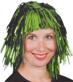 Unbranded Fancy Dress Costumes - Green Tinsel Wig