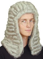 Fancy Dress Costumes - Judge Wig (Grey)